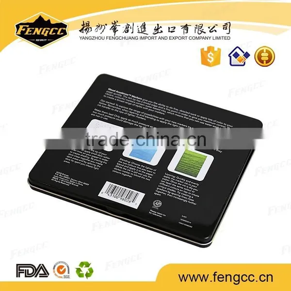 Food Grade Customized Plain Mini Custom Printed Tin Box photo-3