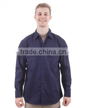 65/35 Poly/Cotton Workwear Custom Mens Work Shirts photo-5