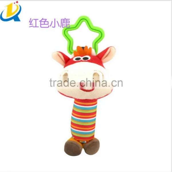 Lovely Animal Shape Plush Hanging Toy Baby Bed Bell Wholesale photo-3