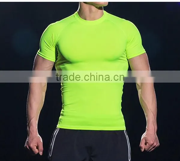 Quick Dry Round Neck Gym Tshirts For Team T-Shirt Cheap From China photo-2