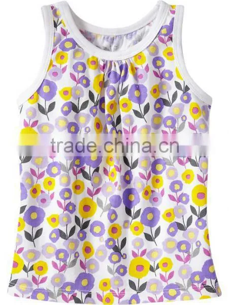 New Trendy With Colorful Little Flower Children's Apprael