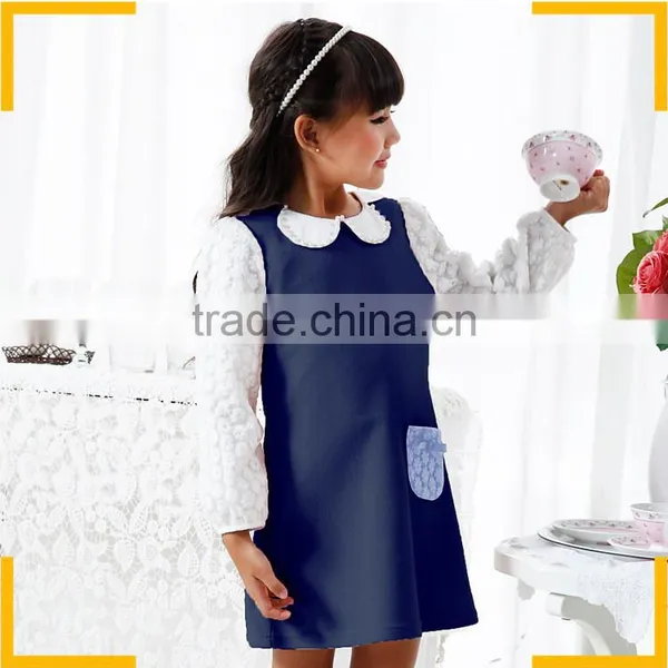 Winter Formal Children Dresses Kids Clothes 2015 Wholesale Smoked Clothing photo-2