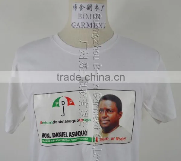 China Factory Custom 100%polyester Election T-shirts Export to Africa photo-2