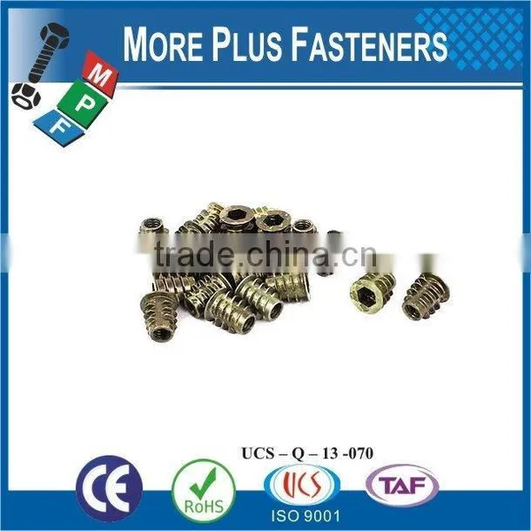 Made in Taiwan High Quality Zinc Alloy Wood Insert Nut photo-4