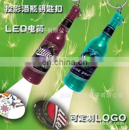 Good Promotion Led Bottle Stopper Projector Keychain Gifts photo-6