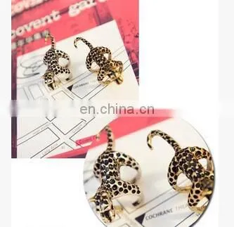 Godbead Brand Jewelry Design Rose Gold Plated With Crystals Green Eye Leopard Finger Ring Top Quality Ring Wholesales photo-2