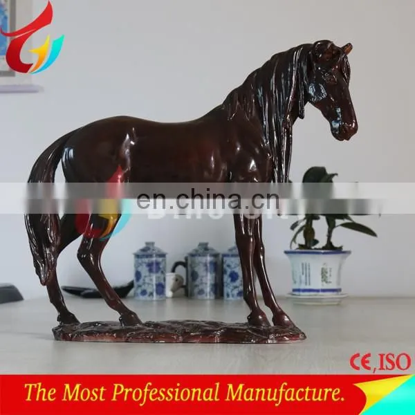 Attractive Lifelike Fiberglass Racing Horse photo-3