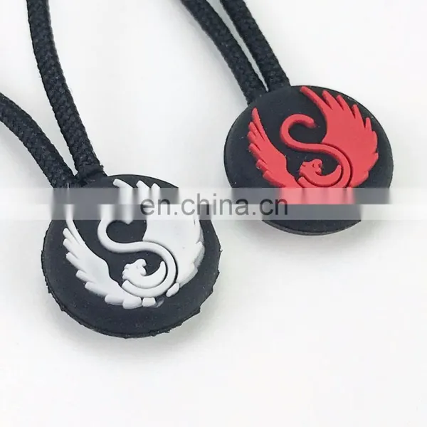 Zipper Pull Tabs PVC/Rubber Zipper Pull Charms for Handbags photo-2