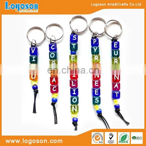Novelty Logoson Custom Shape Metal Handmade Leather Keychain photo-5