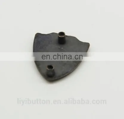 Fashional Decorative Metal Plate With Enamel Handbag Logo Metal Plate photo-2