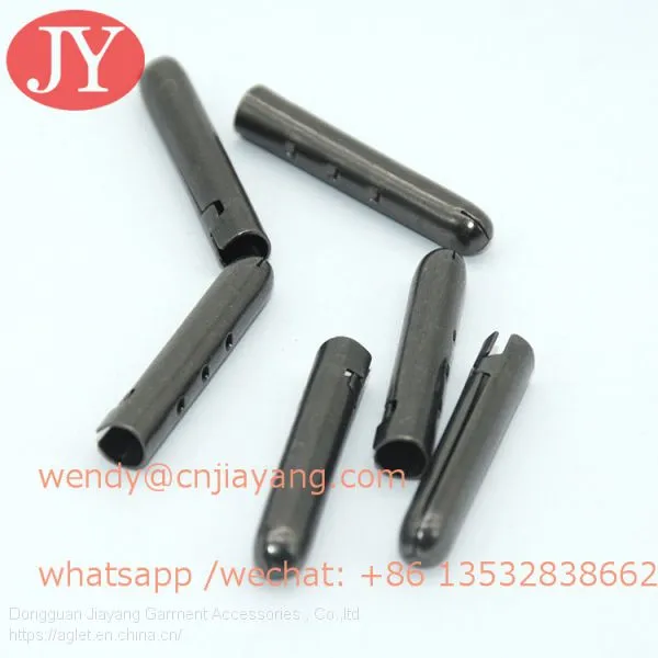 18mm Brass Silver Plating Bullet Shape Aglets for Shoe Lace photo-4