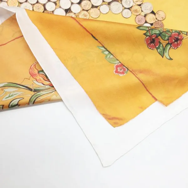 Different Size and High Quality Custom Digital Printed Thin Silk Scarf Malaysia photo-4