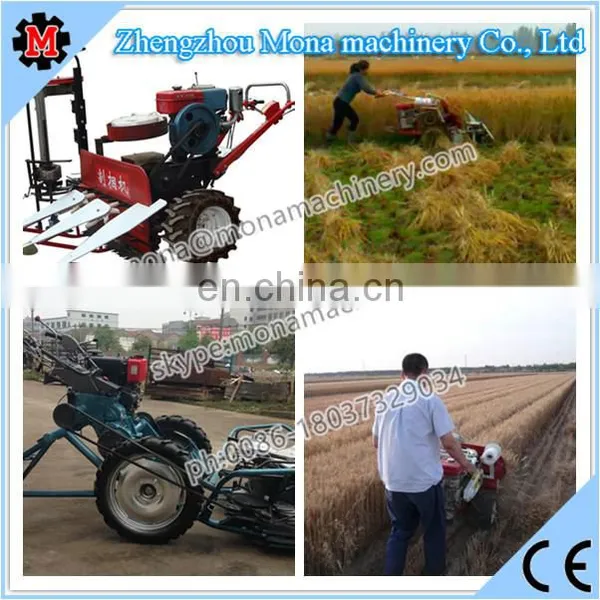 Mini Diesel Engine Wheat and Rice Reaper Binder/ Paddy Rice Harvesting and Bundling Machine photo-3