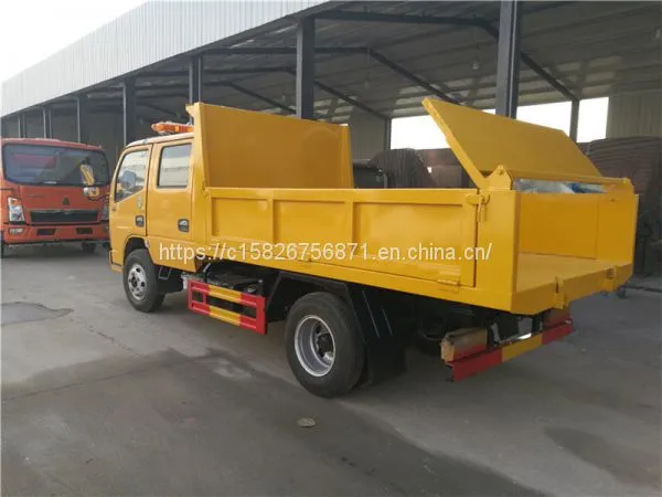 The Five Dongfeng Two-seater Small Dump Truck photo-4