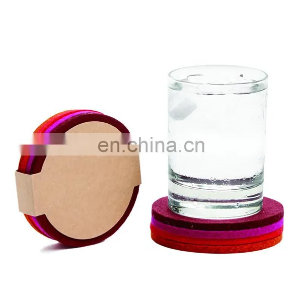 Factory Wholesale Thick Felt Coasters photo-3