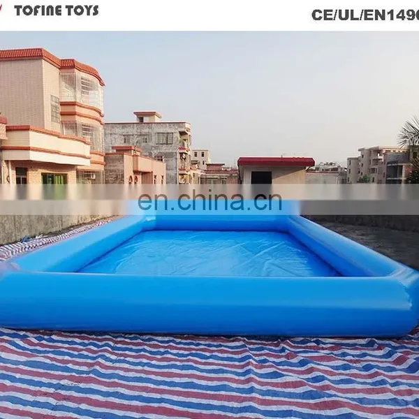 Family Use Square Inflatable Rectangular PVC Swimming Pool photo-2