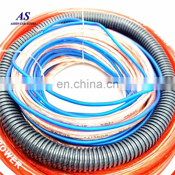 High Quality Ground Power Battery Cable 4 ga Car Amp Audio Amplifier Kits photo-4