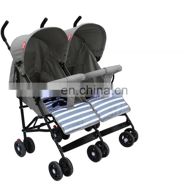Twin Baby Stroller Double Baby Pram for Twins Two Seat Stroller for Kids