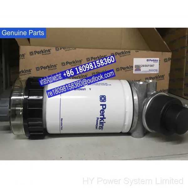 2656F087 Perkins Fule Filter Assy for 1104D/1106D WIRTGER PAVER Engine Parts/FUEL FILTER AND PRIMER TOP