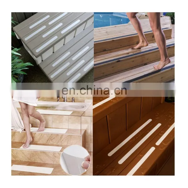 Anti-Slip Bathtub Stickers, Safety Anti Slip Shower Adhesive Strips Treads for Bathroom Floor Tub Stairs Ladders Pools Boats photo-4