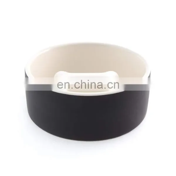 Custom Logo Cute Cheap Personalized Design Outdoor Modern Ceramic Slow Food Dog Eating Water Cats Dogs Bowl photo-2