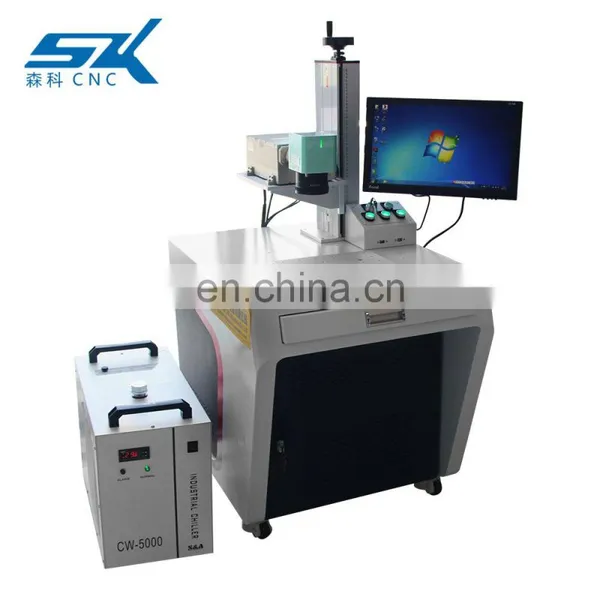 High Efficiency UV Fiber Laser Marking 3D Logo Marking Engraving Machine for Metal Plastic PVC Laser Machine Engraver photo-4