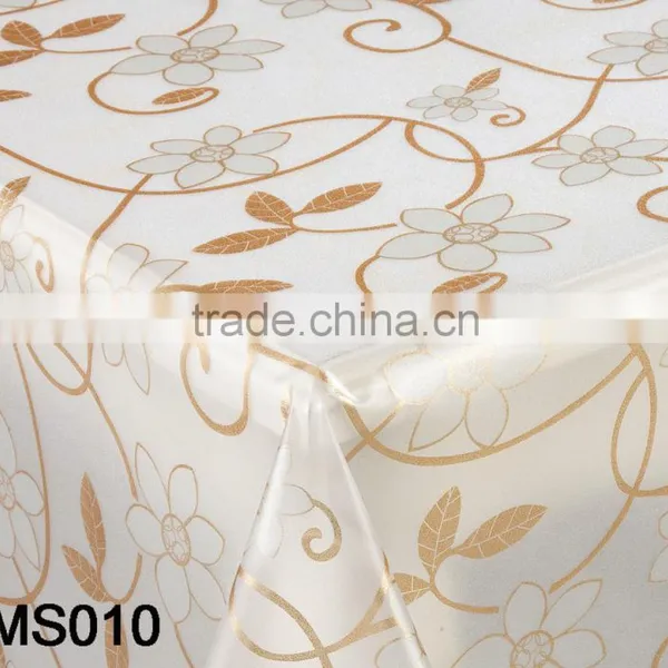 New Products 2015 Polyester Cotton Fabric Wedding Table Cloth Hall Decorations Wedding photo-2