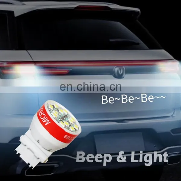 12 Smd Led Car Reversing Light Bulb 12V With Alarm Horn photo-3