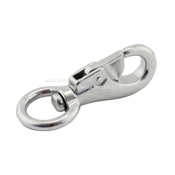Marine Hardware 304/316 Stainless Steel Bull Swivel Snap Hook photo-2