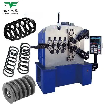 YINFENG CNC-8660 6 Axces Cnc Spring Coiling Machine,6MM Compression Spring Machine