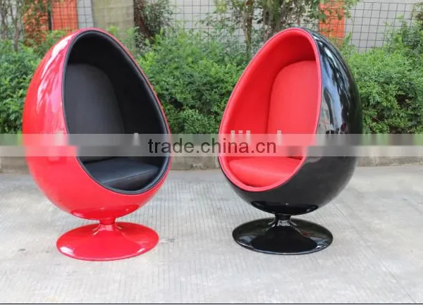 Replica Fiberglass Cashmere Eero Aarnio Oval Ball Chair/bubble Chair With Aluminum Alloy Epidermis photo-4