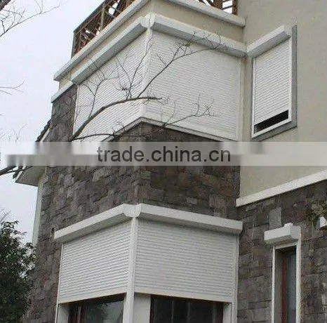 Aluminum Roll up Window, Pvc Window With Roller Shutter, Foam Aluminum Shutter Window