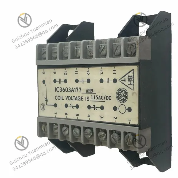 GE IC3603A177AH9 relay module