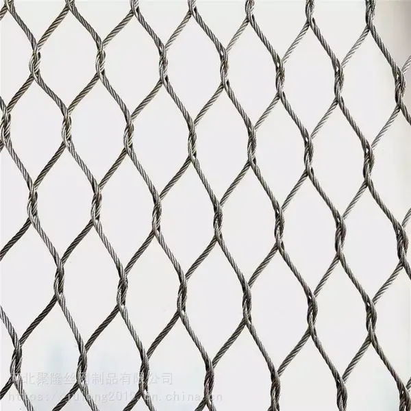 Flexible Stainless Steel Wire Rope Hand-Woven Mesh for Bird Cages & Zoo Fencing photo-3