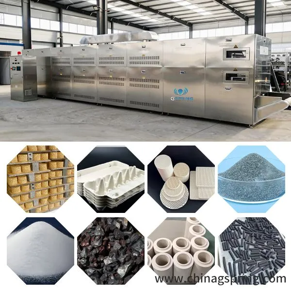 Easy Operation PLC Control Industrial Microwave Drying Machine CE ISO Certified Continuous Microwave Dryer photo-3