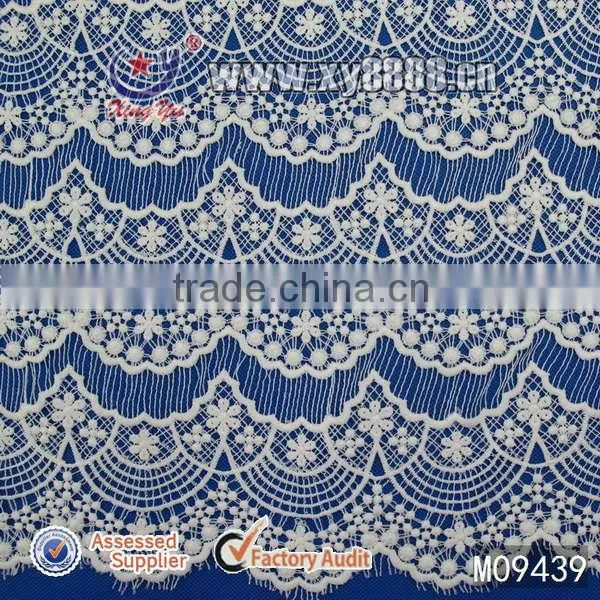 Lace Dubai of Scalloped Edge Apparel Garment