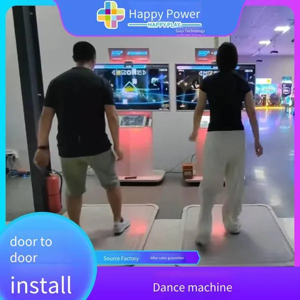 Large-scale Video Game Arcade Dance Machines for Leisure and Entertainment, Shopping Mall qr Code-operated Amusement Equipment, Somatosensory Interactive Screens, and Competitive Game Halls