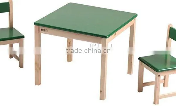 Wood Table Furnture , Children Study Table and Chair Quality Choice photo-4