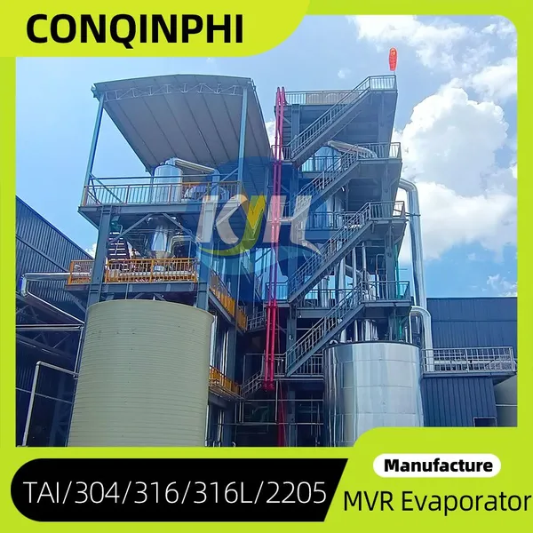 Automatic Wastewater MVR Evaporator 24kW Power Consumption With CIP Cleaning System photo-4