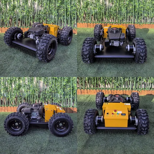 Vigorun VTW550 Remote Control Grass Cutter Tractor Robot Gas Lawn Mower Grass Cutter Small Electric Lawn Mower Vigorun Lawn Mower photo-3