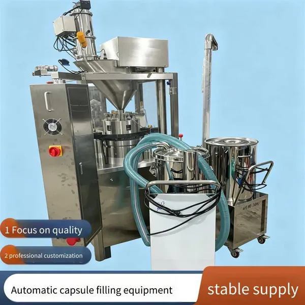 Capsule Filling Machine, Fully Automatic Filling Equipment for Powder, Granules, Hard and Soft Capsules, Molds From Size 0 to Size 4 photo-3