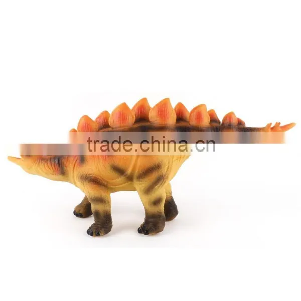Amazing Wild Animal Dinosaur Toys Vinyl 22'' Stegosaurus Toy For Children X038 photo-3