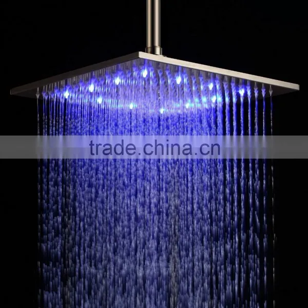 Ceiling Mount Temperature Control Shower Head LED Shower Head