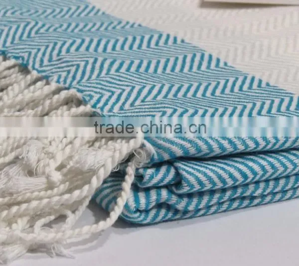 Hammam Fouta Towel With Fringes Peshtemal Tunsian Fouta Beach Pareo photo-4