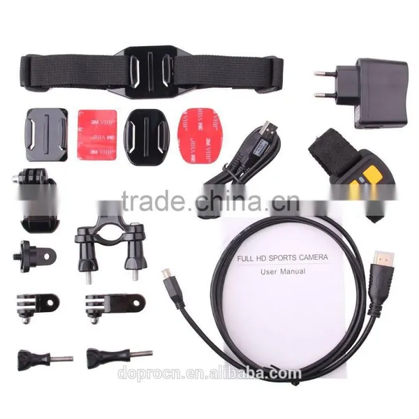 Wireless APP Control 4K Waterproof Wifi Sport Camera , hd 1080p Helmet Sport Action Camera With Sj4000 Remote photo-6
