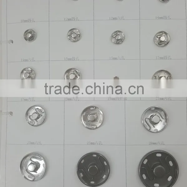 Two Parts Sew-on Metal Snap Fastener Button photo-4