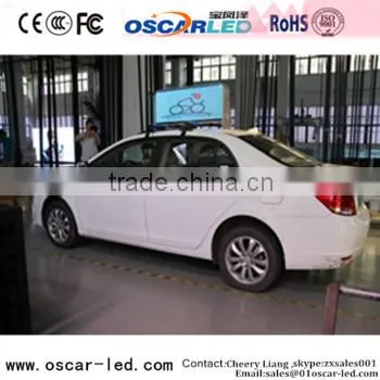 Hot Selling Taxi Roof Advertising Signs Oscarled With Great Price photo-3