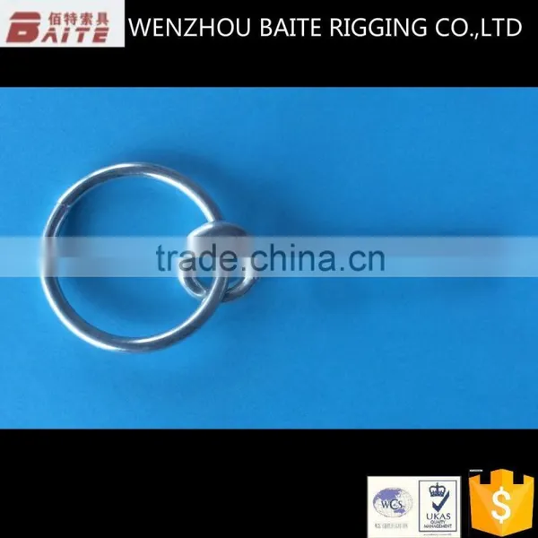 Stainless Steel Rigging Marine Hardware Round Ring With Eye Bolt