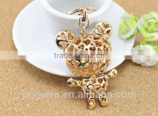 Panda Shape Keyring Cute Pendant Charm Crystal Purse Bag Car Key Chain photo-5
