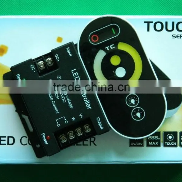 Touching LED Controller in Black for LED RGB lights rgb led touch panel controller